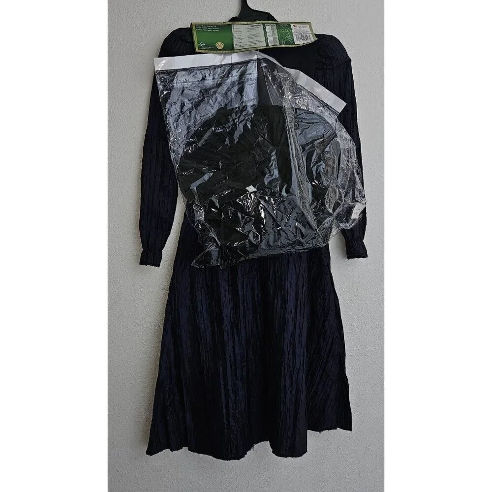 NEW Wicked Elphaba Deluxe Halloween Costume Girls Small 4-6X Dress Cape Hat